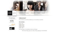 Desktop Screenshot of haar-galleriet.com